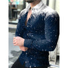Men's Long Sleeve 3D Digital Printing Shirt