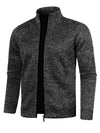 Men's Long Zipper Light Fleece Jacket Plus Size