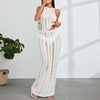 Top And Mid-length Skirt Set Sun-protective Beach Dress Set