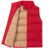 Winter Fleece Lined Coat Men's Outdoor Keep Warm Vest Jacket