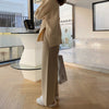 Women's Autumn And Winter Knitting Wide-leg Pants High Waist Drooping Mopping Casual
