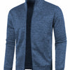Men's Long Zipper Light Fleece Jacket Plus Size