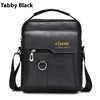 Popular Men's Messenger Bag One Shoulder Retro Business Backpack PU Leather Flaps Crossbody Bags Business Flap Male Solid Travel Bag