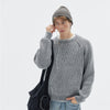 Retro Brocade Sweater Men's Round Neck Sweater