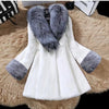 Artificial Mink Hair Women's Long Big Fur Collar