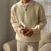 Lapel Polo Sweater Men's Loose Sweater