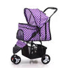 Lightweight Folding Pet Trolley Dogs And Cats Dog Out Stroller Three-wheeled Pet Stroller Dog Out Stroller Supplies
