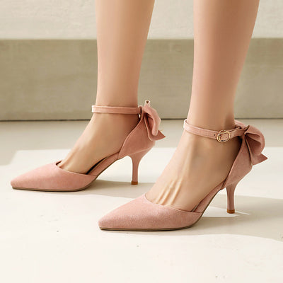 Sexy Stiletto Heel Elegant Pointed-toe Bowknot High Heels