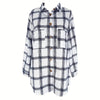 Womens Button Down Shirts Long Sleeve Plaid Shackets Business Casual Blouse Top