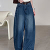 Women's Loose Casual High Waisted Wide Leg Jeans