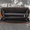 European And American Leather Hand-rub Color Multi-card-slot Clutch Casual Leather Wallet