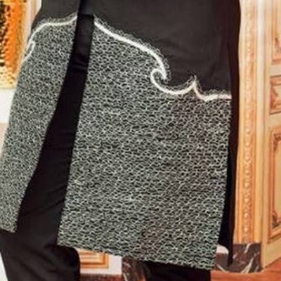 Ethnic Style Black Stand-up Collar Cotton Slim Fit Casual Shirt