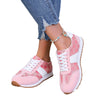 Oversized Women's Casual Flower Lace-up Shoes