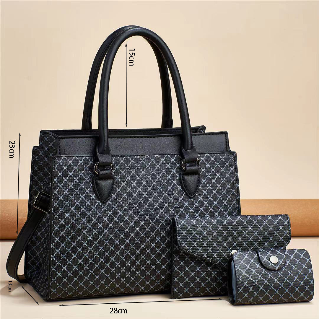 Plaid Women's Bag Suit Large Capacity Fashion