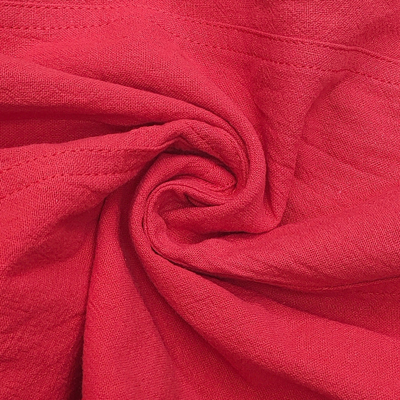 Temperament Pure Color Cotton And Linen Casual Trousers Harem Pants