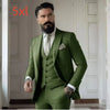 Completo da Uomo Slim Fit Tinta Unita