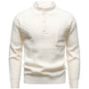 Men's Fashion British Henry Stand Collar Sweater