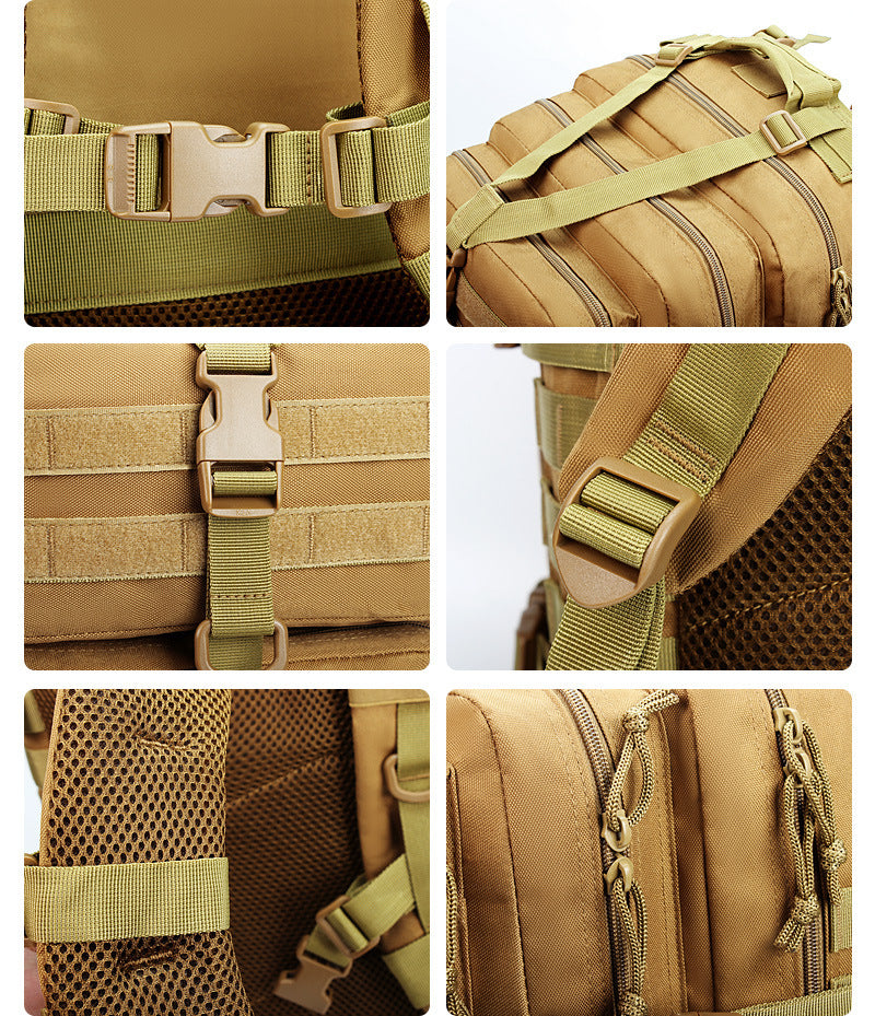 Zaino multifunzionale da combattimento speciale mimetico dell'esercito per esterni