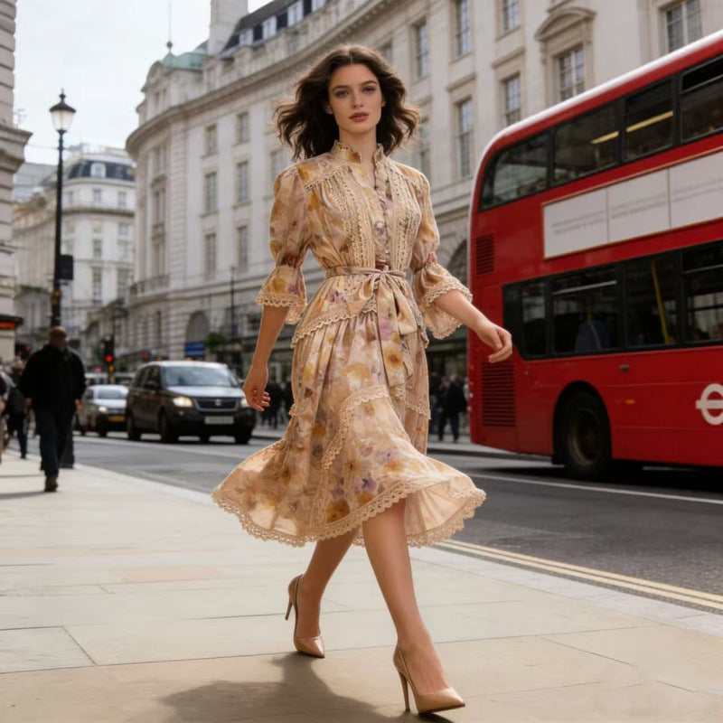 Vintage Lace Patchwork Dress