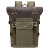European And American Computer Crazy Horse Leather Backpack