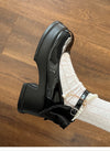 Sweet French Chunky Heel Mary Jane Shoes Shallow Mouth All-matching