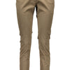 "FRED PERRY PANTALONE DONNA MARRONE"