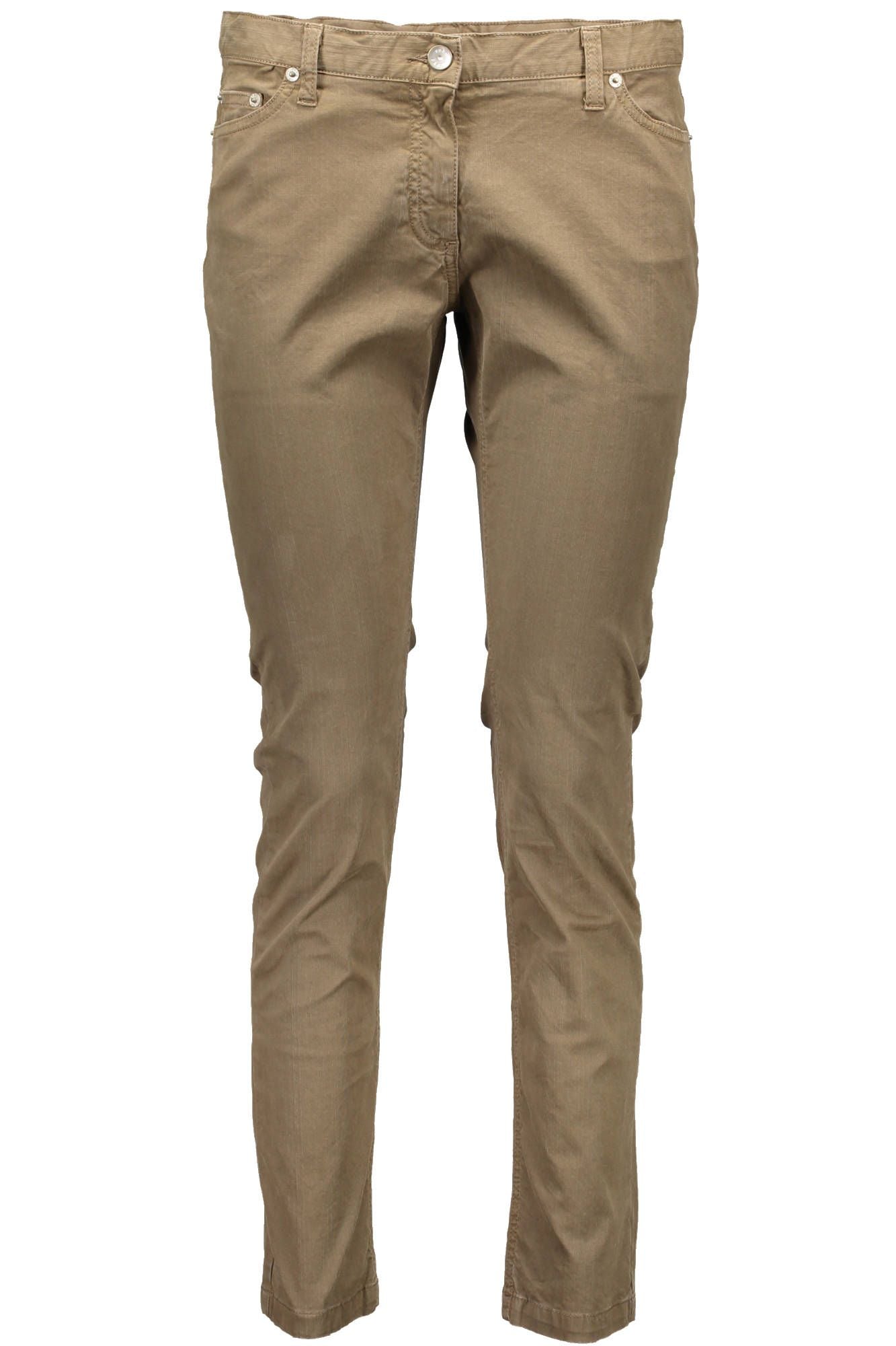 "FRED PERRY PANTALONE DONNA MARRONE"