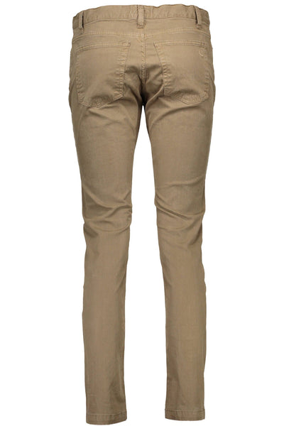 "FRED PERRY PANTALONE DONNA MARRONE"