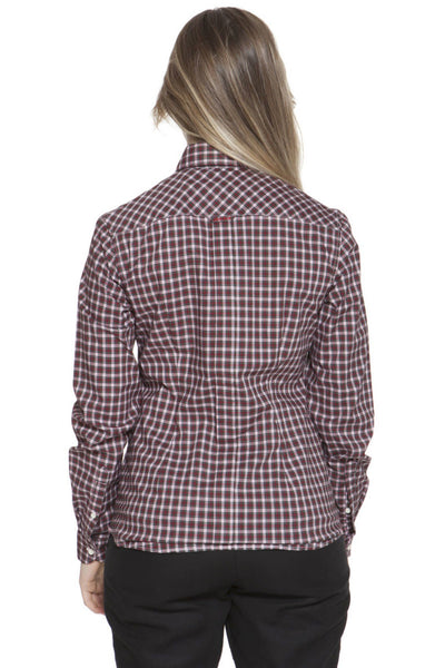"GANT CAMICIA MANICHE LUNGHE DONNA ROSSO"