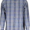 "GANT CAMICIA MANICHE LUNGHE UOMO BLU"