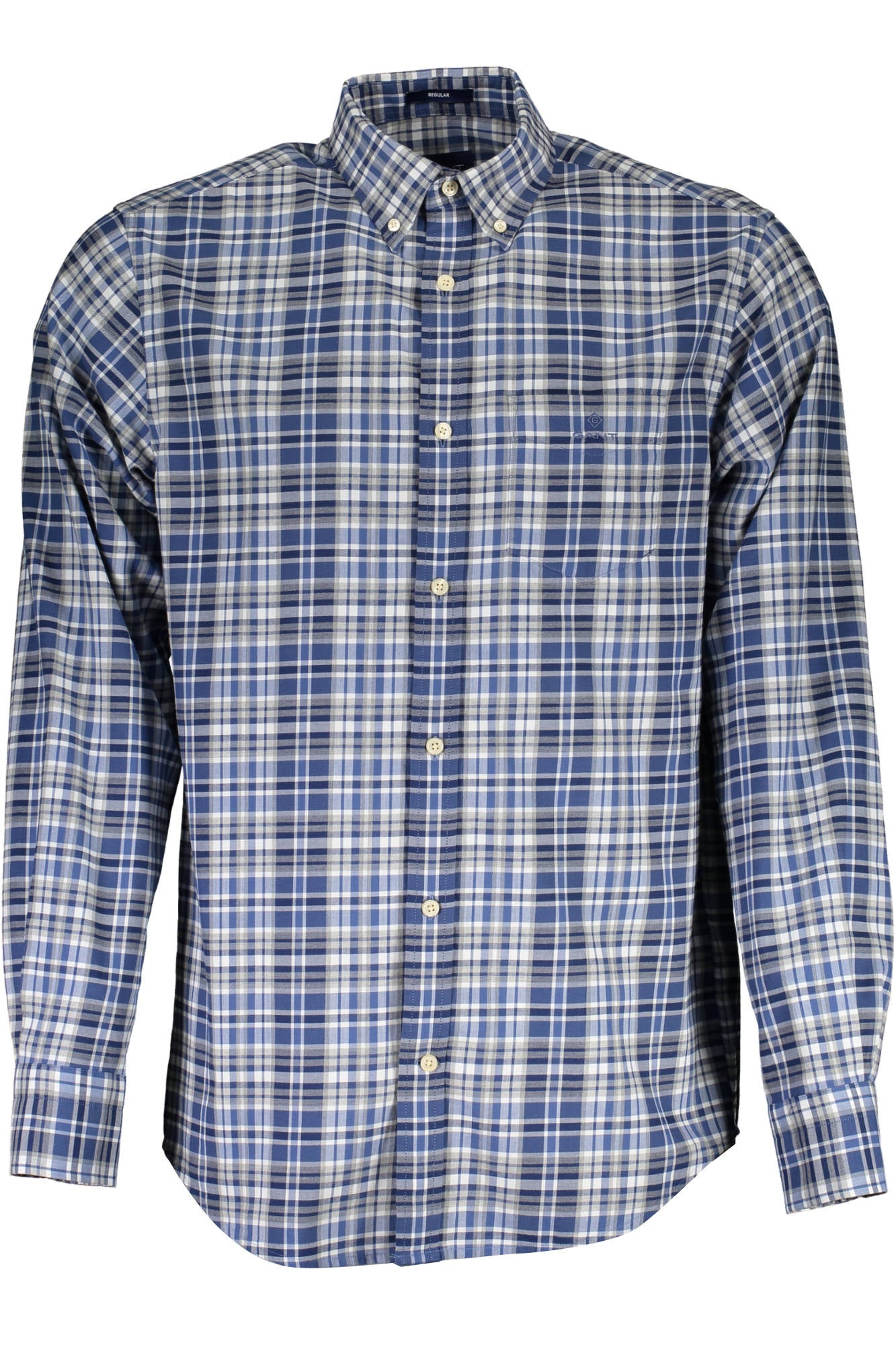 "GANT CAMICIA MANICHE LUNGHE UOMO BLU"