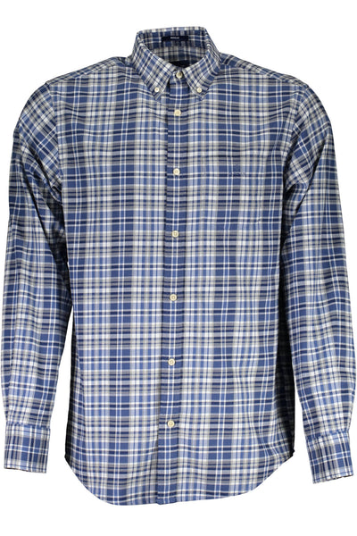 "GANT CAMICIA MANICHE LUNGHE UOMO BLU"
