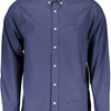 "GANT CAMICIA MANICHE LUNGHE UOMO BLU"