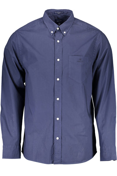 "GANT CAMICIA MANICHE LUNGHE UOMO BLU"