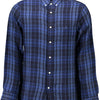 "GANT CAMICIA MANICHE LUNGHE UOMO BLU"