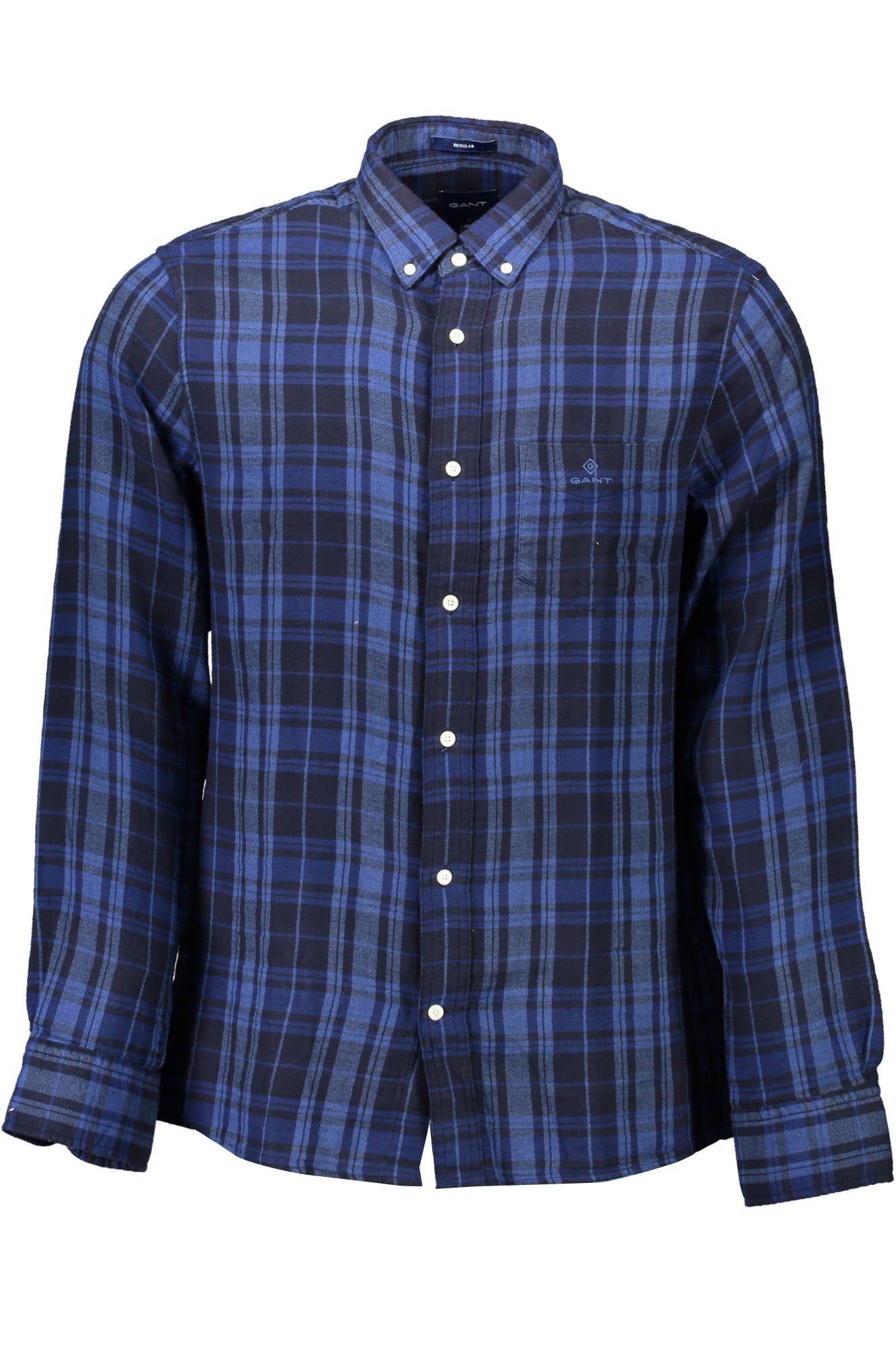 "GANT CAMICIA MANICHE LUNGHE UOMO BLU"