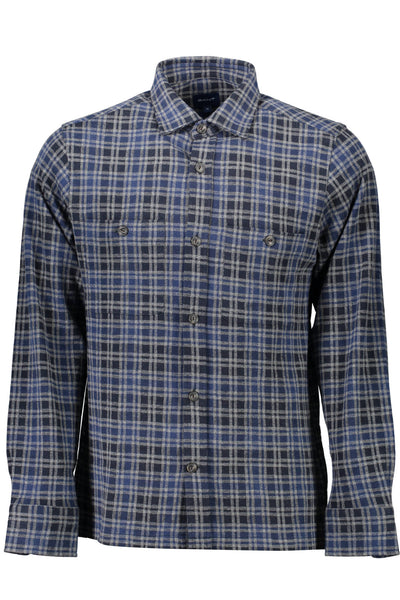 "GANT CAMICIA MANICHE LUNGHE UOMO BLU"