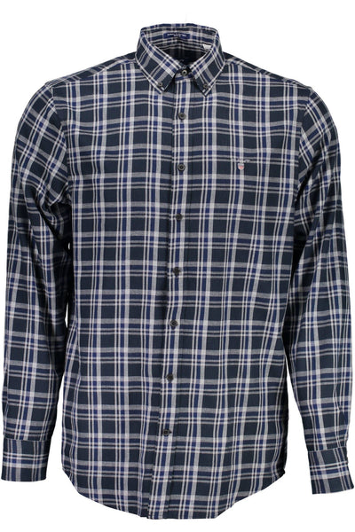 "GANT CAMICIA MANICHE LUNGHE UOMO BLU"