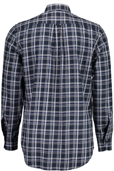 "GANT CAMICIA MANICHE LUNGHE UOMO BLU"