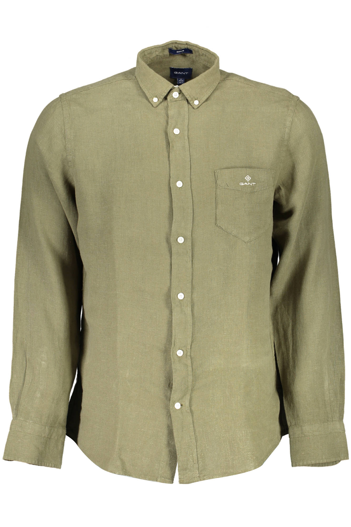 "GANT CAMICIA MANICHE LUNGHE UOMO VERDE"
