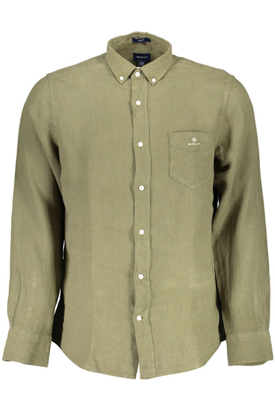 "GANT CAMICIA MANICHE LUNGHE UOMO VERDE"