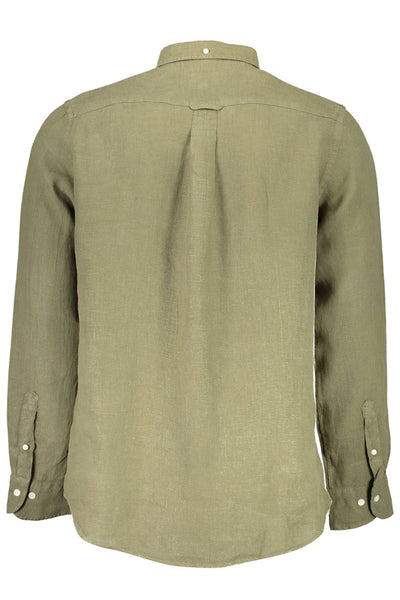 "GANT CAMICIA MANICHE LUNGHE UOMO VERDE"