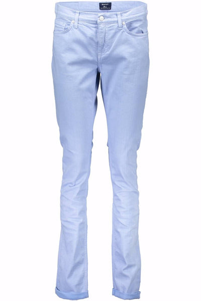 "GANT PANTALONE DONNA AZZURRO"