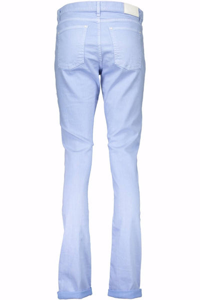 "GANT PANTALONE DONNA AZZURRO"