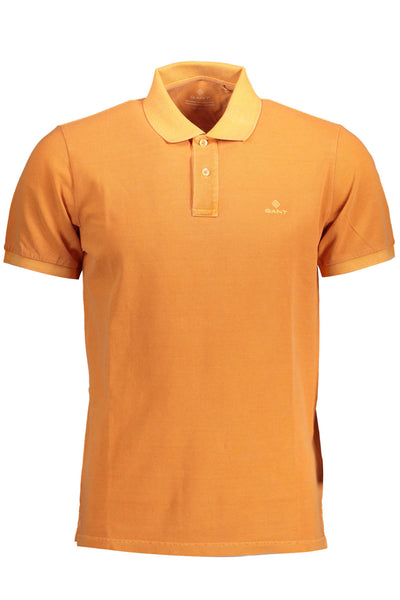 "GANT POLO MANICHE CORTE UOMO ARANCIO"