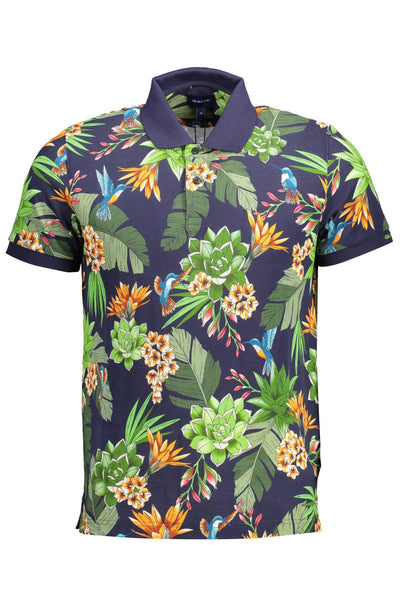 "GANT POLO MANICHE CORTE UOMO BLU"