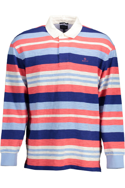 "GANT POLO MANICHE LUNGHE UOMO AZZURRO"