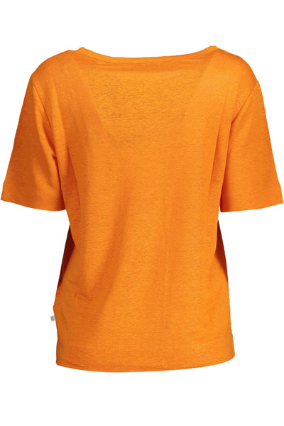 "GANT T-SHIRT MANICHE CORTE DONNA ARANCIO"