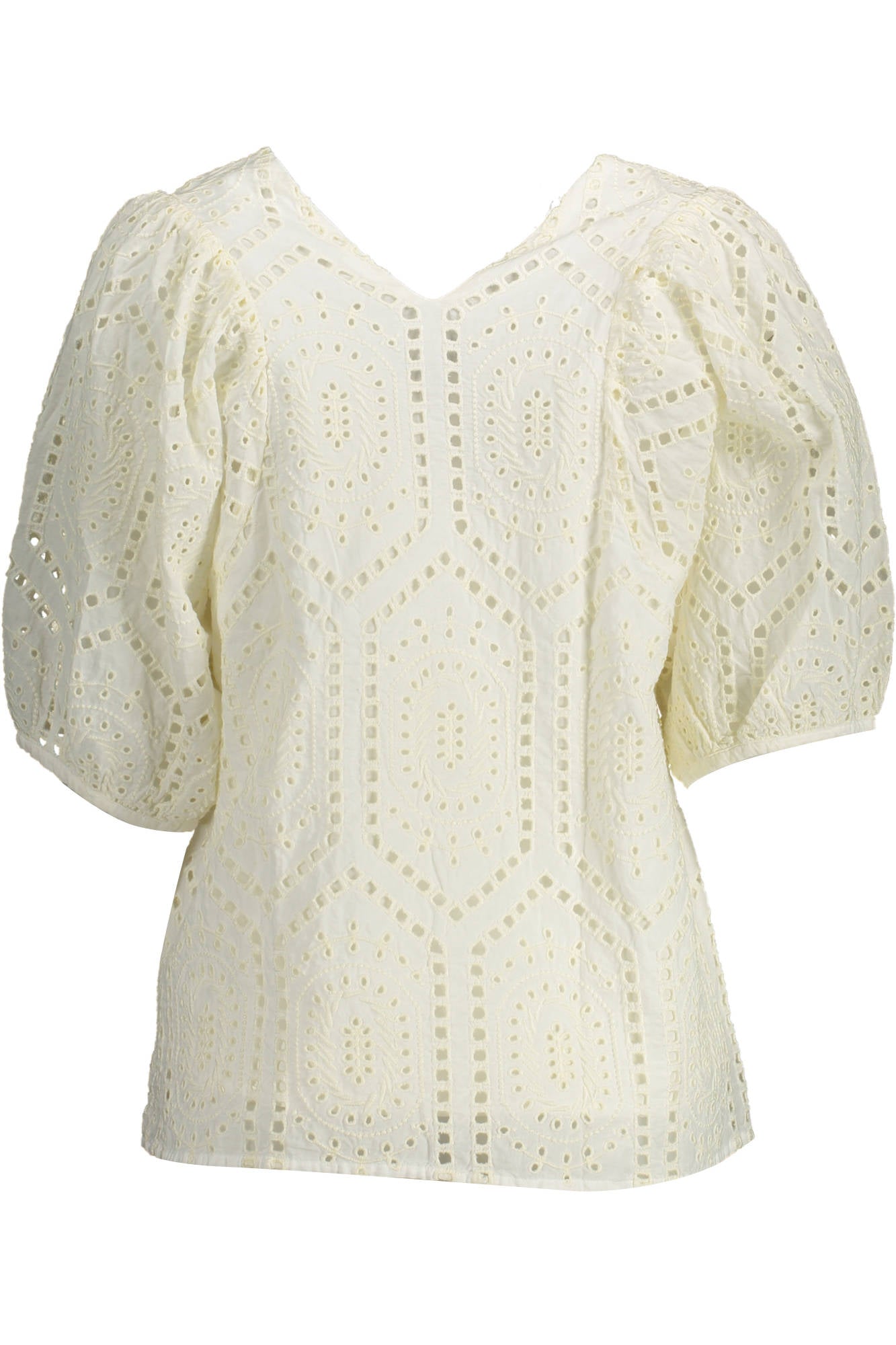 "GANT T-SHIRT MANICHE CORTE DONNA BIANCO"