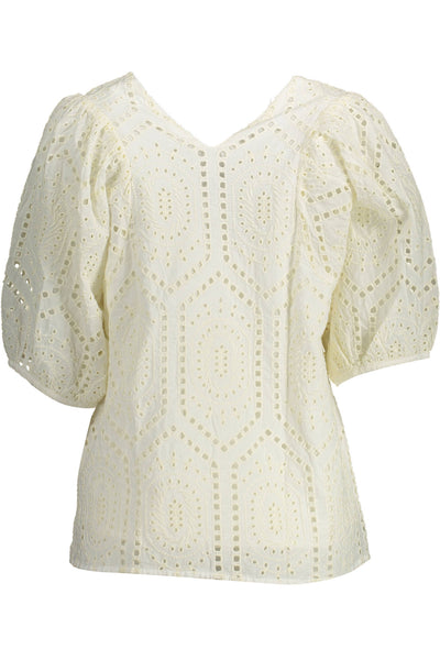 "GANT T-SHIRT MANICHE CORTE DONNA BIANCO"